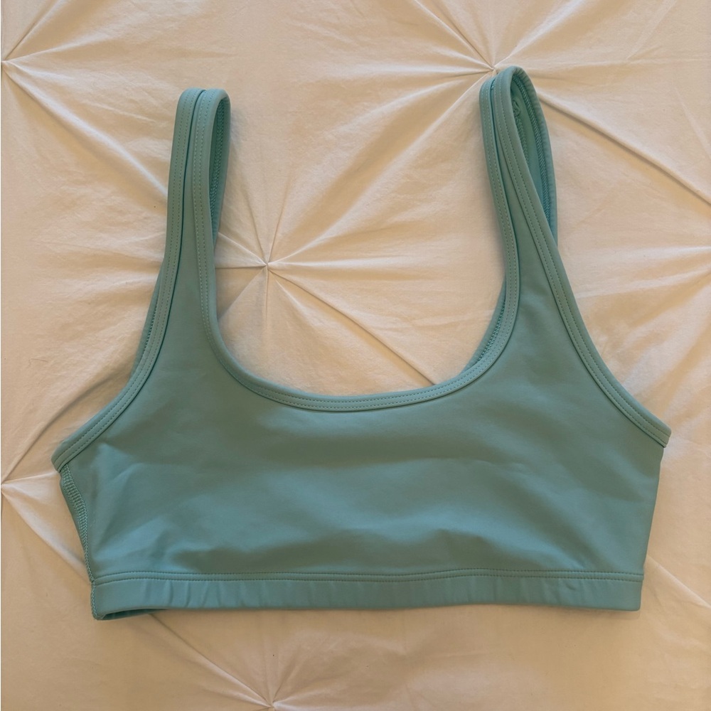 Aritzia Blue Sports Bra Racerback Top